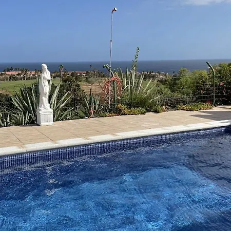 Ferienhaus House Private Heated Pool Amazing View On Golf Ocean 3 Bedrooms 3 Bathrooms 6 To 8 Adults 3-17 Years Old Children Being Considered Adults And In Addition 0-2 Years Old Children Are Welcome For Free