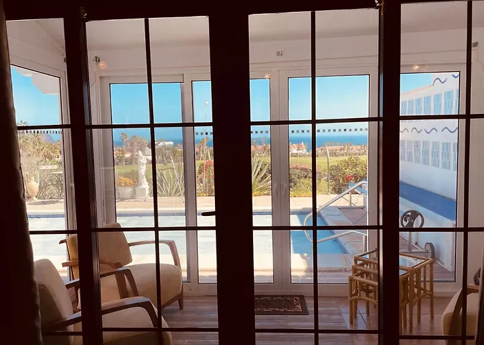 House Private Heated Pool Amazing View On Golf Ocean 3 Bedrooms 3 Bathrooms 6 To 8 Adults 3-17 Years Old Children Being Considered Adults And In Addition 0-2 Years Old Children Are Welcome For Free סן מיגל דה אבונה